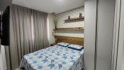 (ANUAL) 03 DORM E 02 VAGAS - MEIA PRAIA 